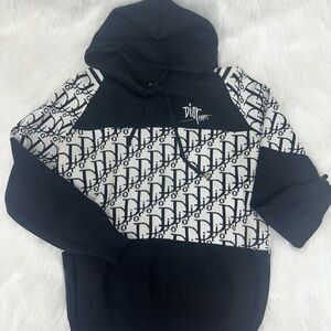 Dior Monogram Black and White Hoodie
